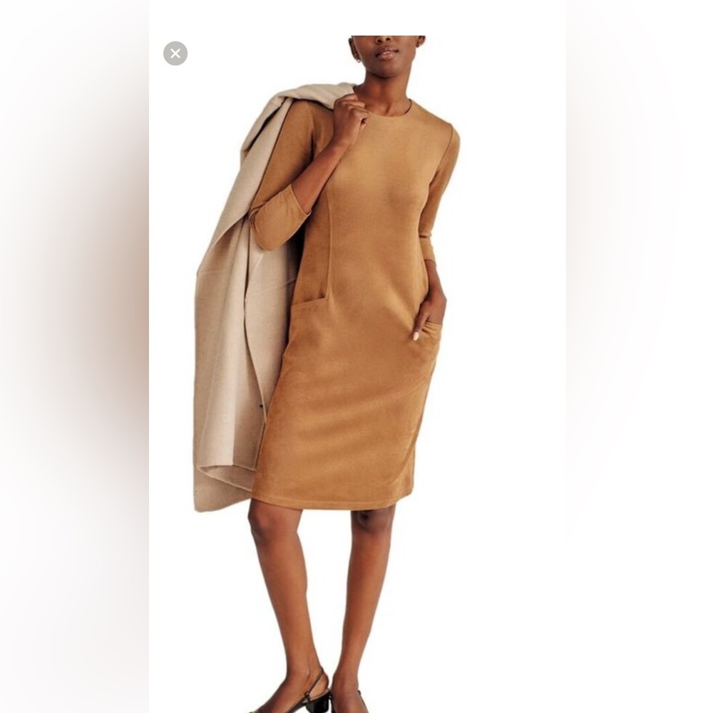 Brand new - Never worn - fab J. McLaughlin never worn Tan Long Sleeve Dress